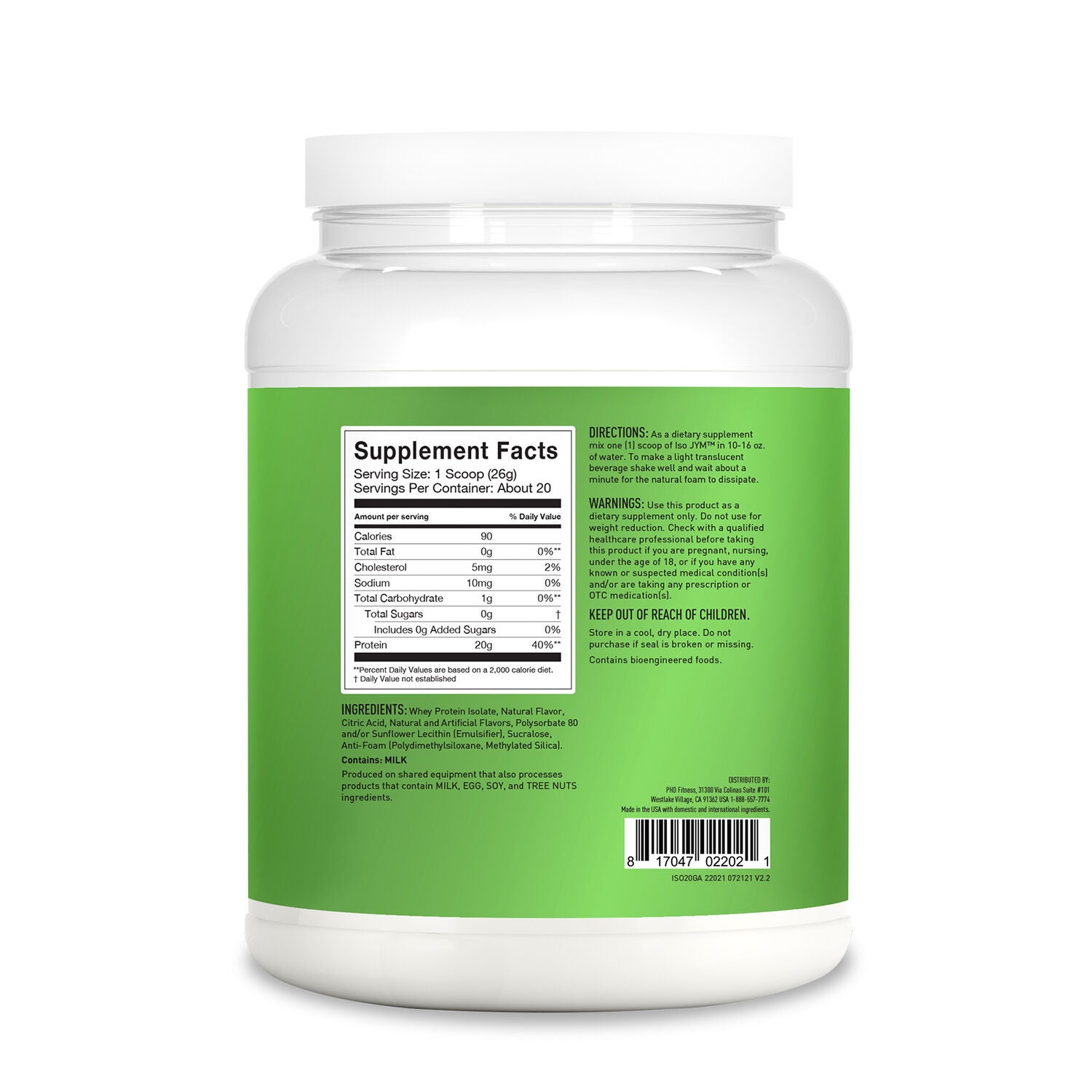 Iso Jym Clear Whey Protein Isolate